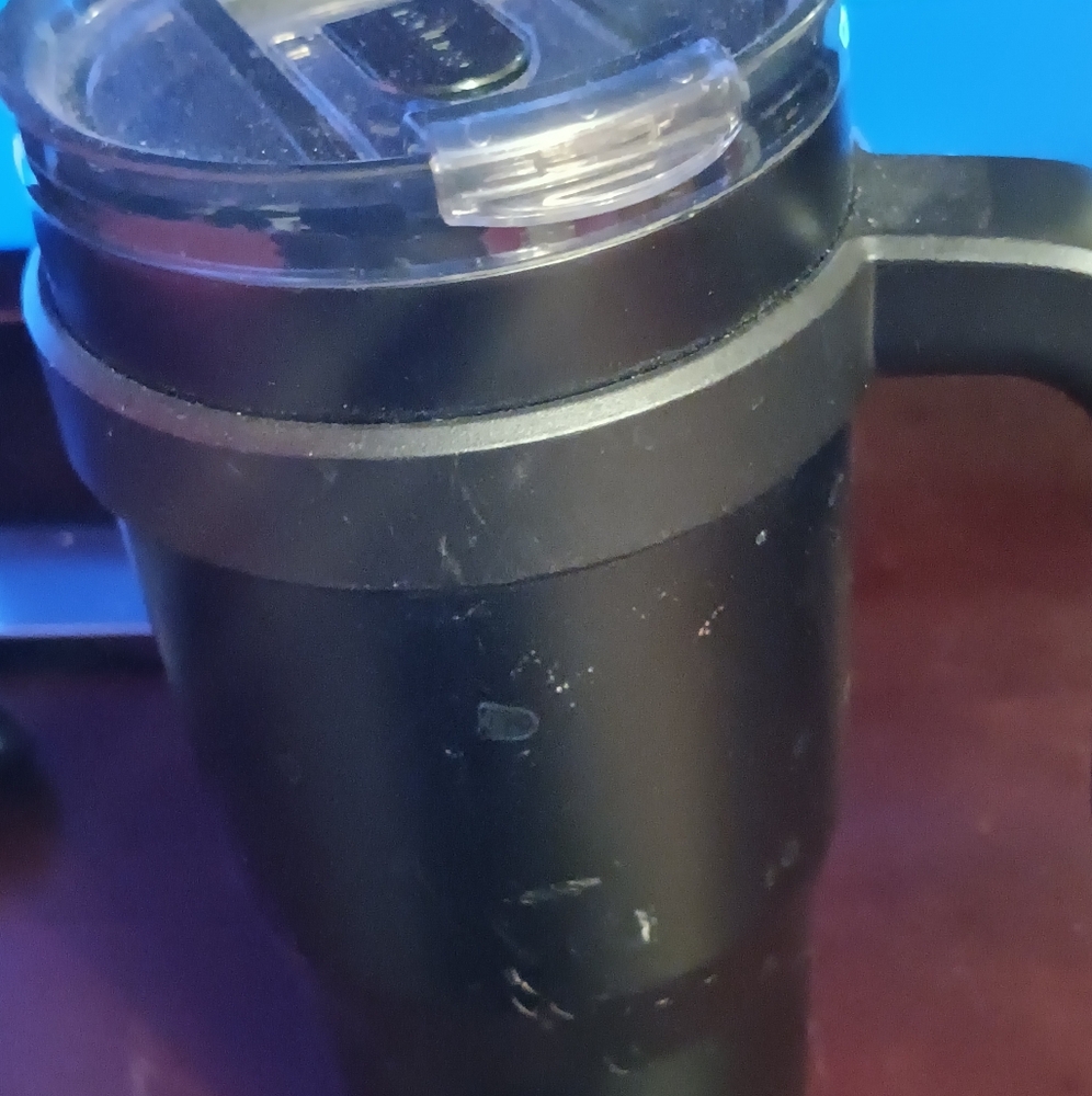 Black Insulated Travel Mug